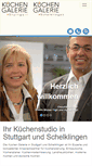 Mobile Screenshot of kuechengalerie.com